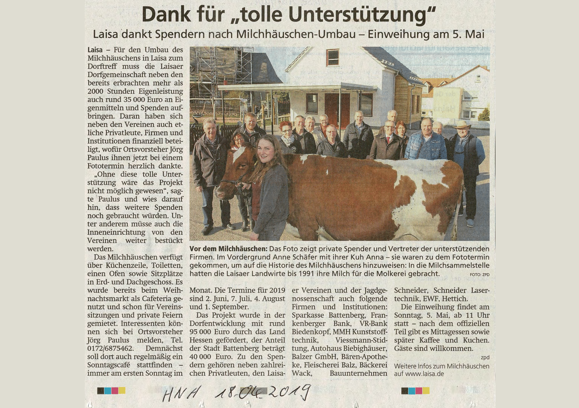 HNA18042019-Laisa-dankt-Spendern-nach-Milchhaeuschenumbau-MMH-Kunststofftechnik